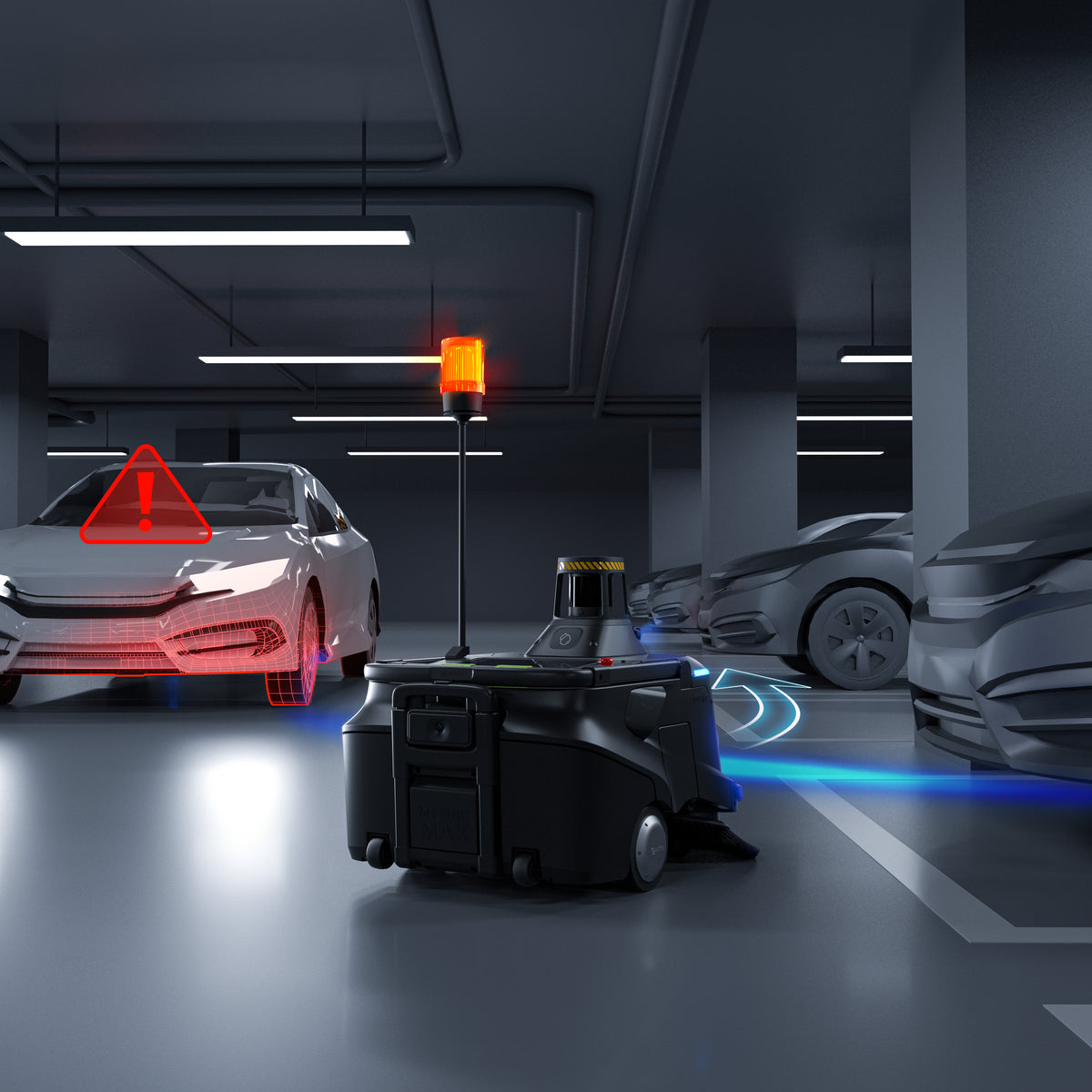 MT1 Max Al-Powered 3D Perception Robotic Sweeper