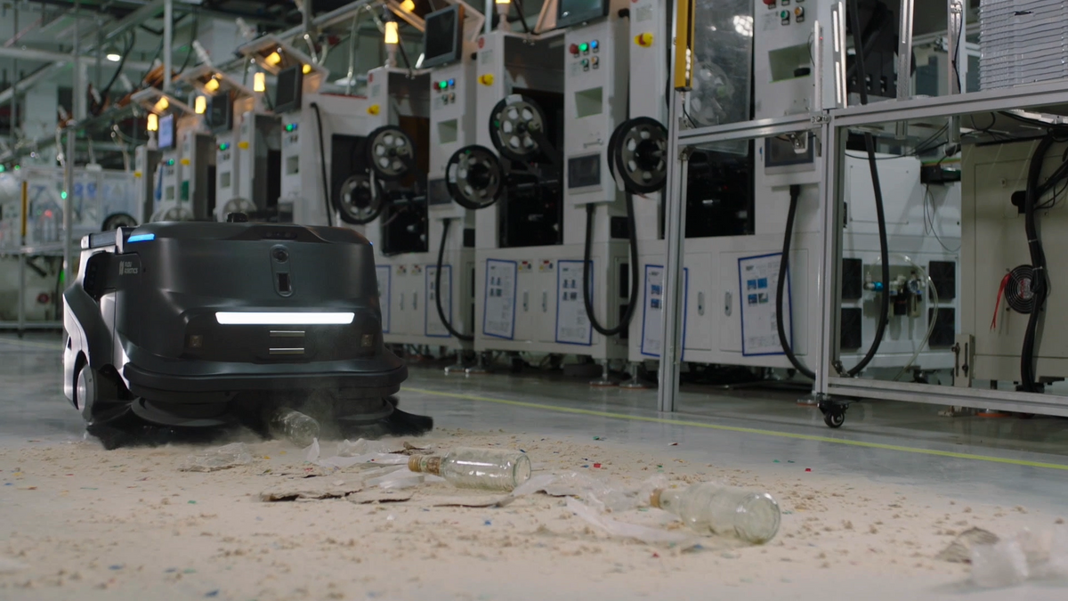 MT1 Al-Powered Robotic Sweeper